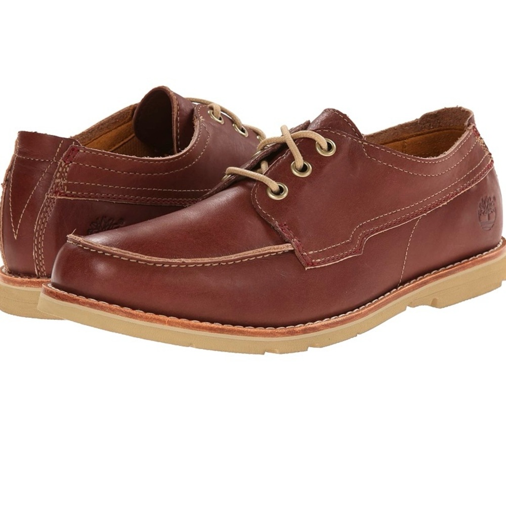 RARE Timberland Earthkeepers Rugged Leather Oxford Dress Boat Shoes Lt Brown NEW